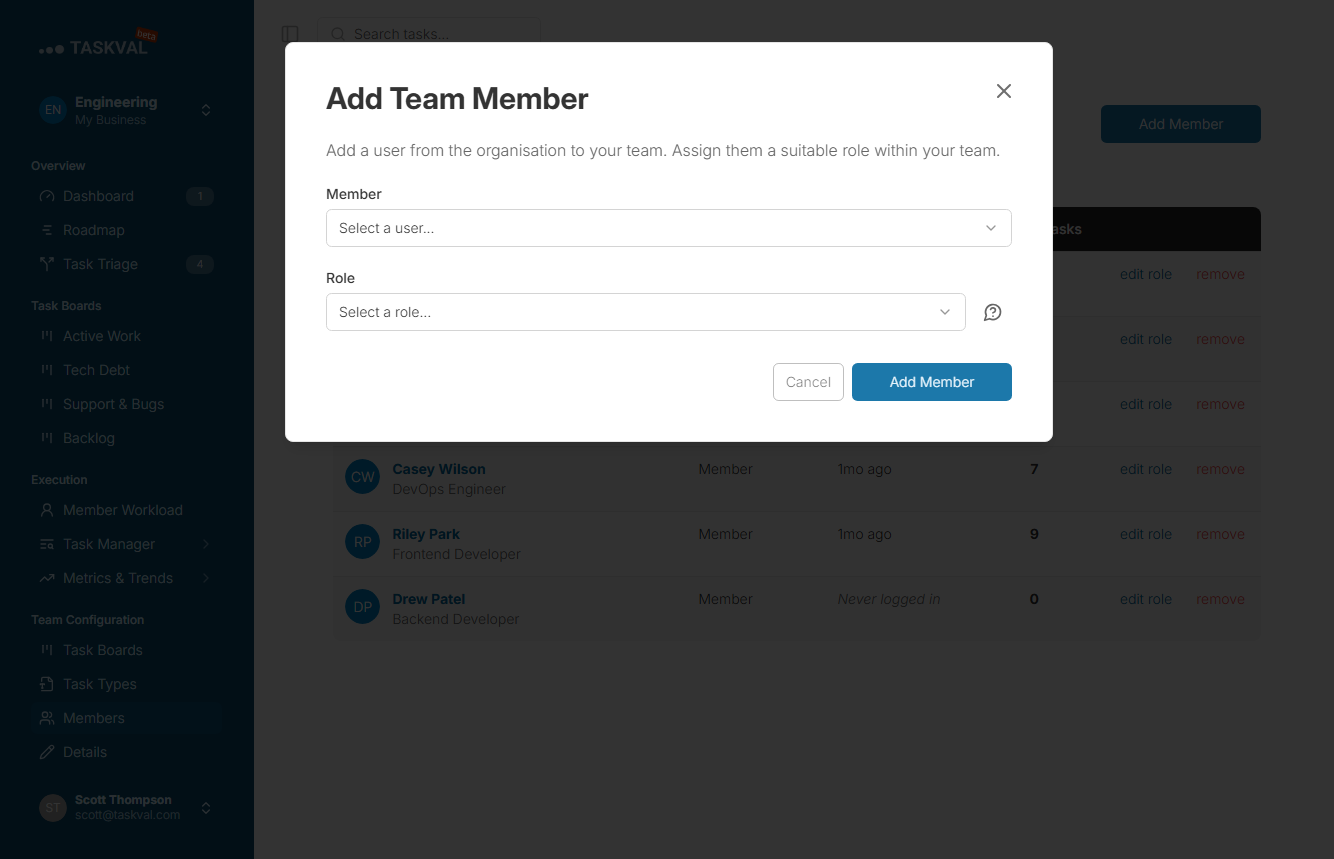 Secure Team Invitations